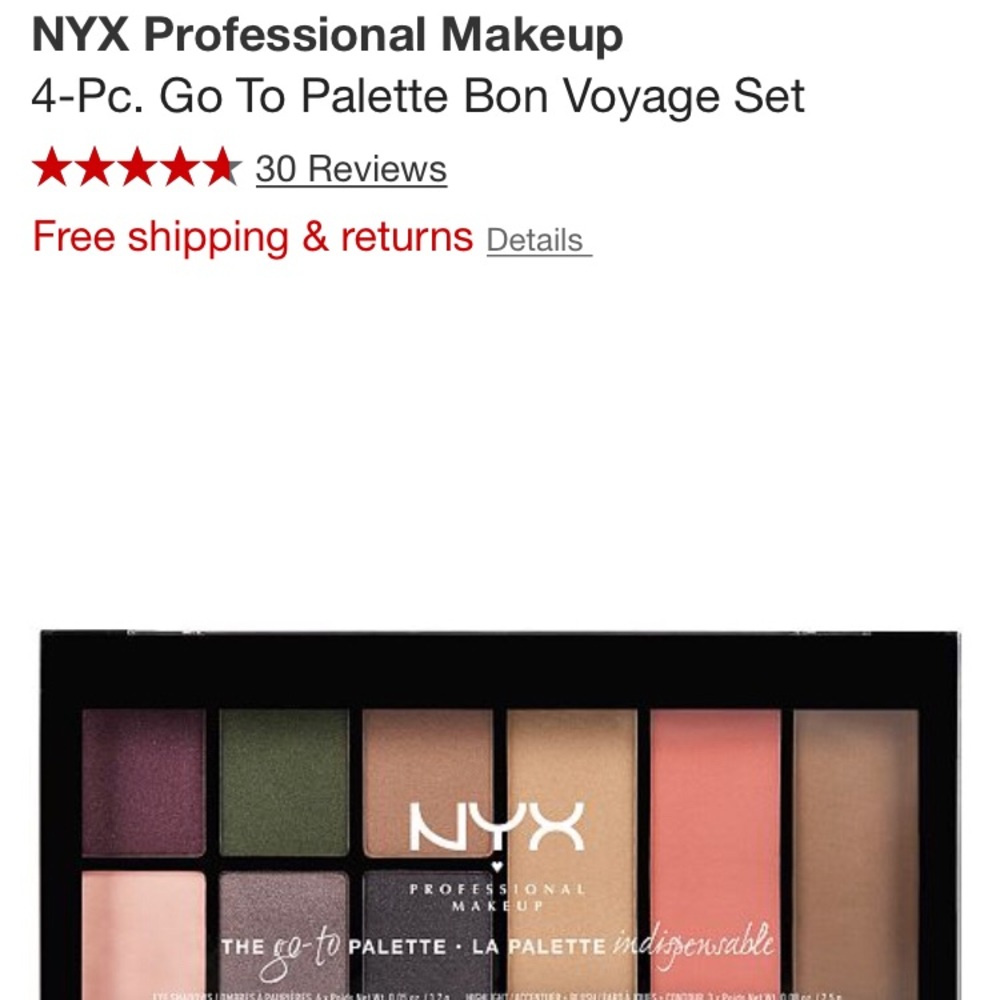 NYX profesional makeup palette NEW